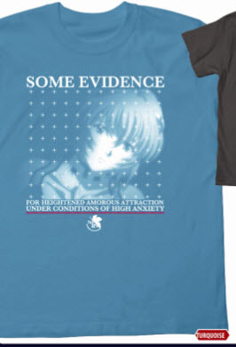 Evangelion - Rebuild of Eva Rei Blue T-Shirt (Size S)