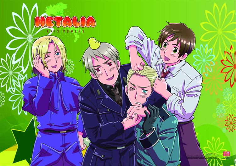 Hetalia- Group A Wall Scroll