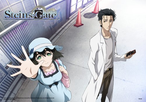 Steins Gate - Okabe Rintaru and Mayuri Shiina Wallscroll