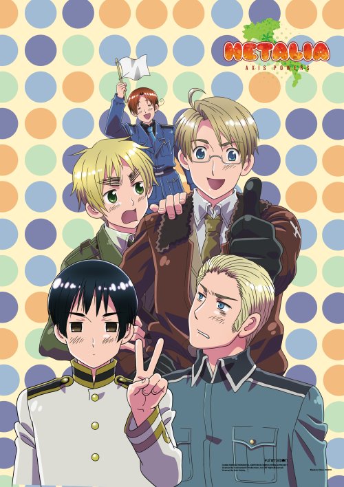 Hetalia- Group 4 Wall Scroll Re-Release