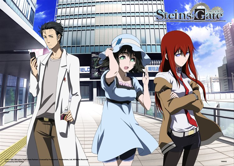 Steins Gate - Mayuri, Kurisu, Okabe Plastic PVC Poster