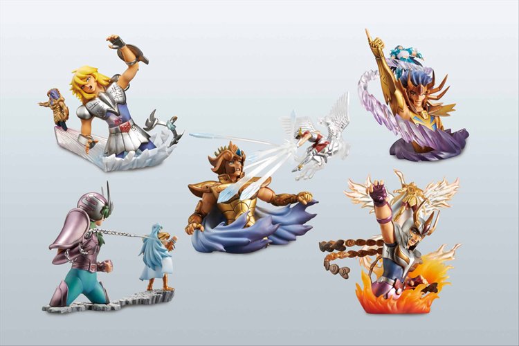 Saint Seiya - Diorama Trading Figures Box Collection Set of 5