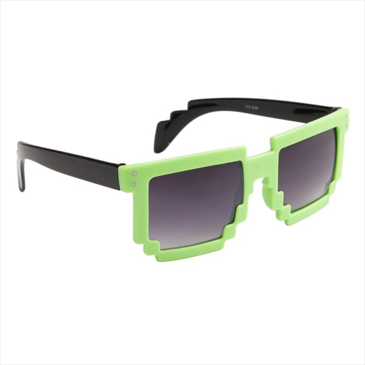 Glasses - Two Tone Pixel Sunglasses (12pc Asst Color)